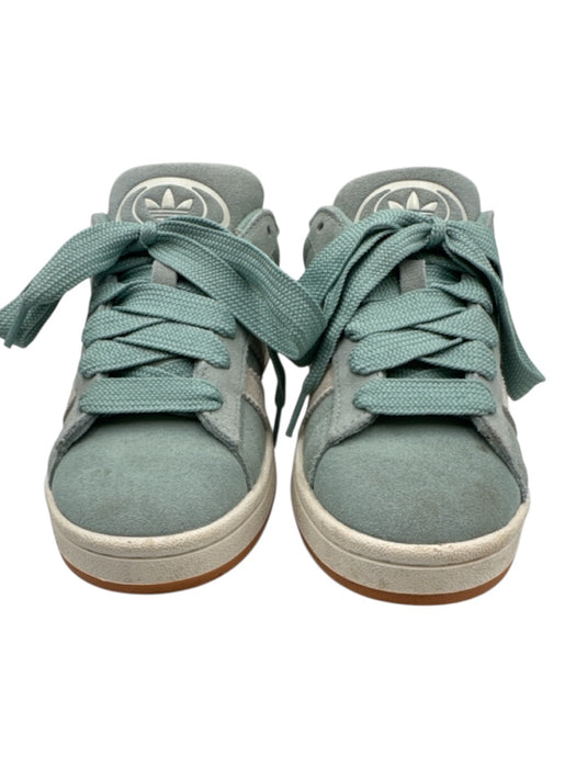 Adidas Shoe Size 6 Seafoam Green & White Suede Lace Up Wide Laces Sneakers Seafoam Green & White / 6