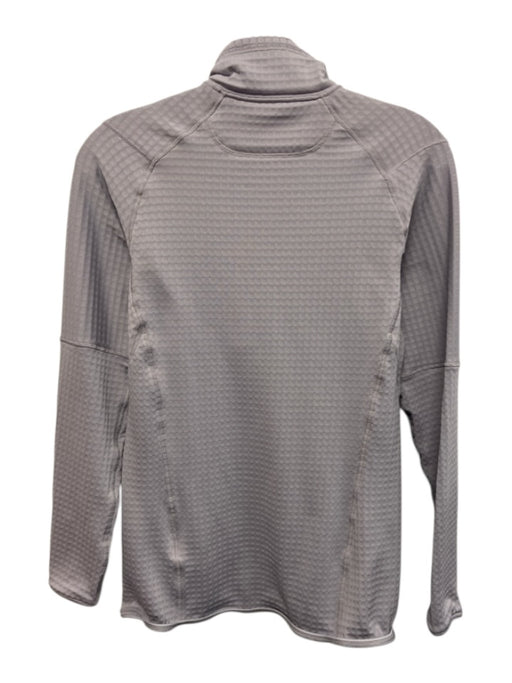 Patagonia Size S Light Gray Polyester Long Sleeve Waffle Testure Zip Up Jacket Light Gray / S