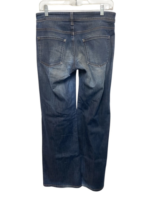Stella McCartney Size 27 Dark Wash Cotton Low Rise Zip Fly Coated Boot Cut Jeans Dark Wash / 27