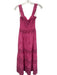 Waimari Size XS Pink Cotton Cut Outs Sleeveless Cut Out Smocked Back Dress Pink / XS