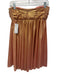 Retrofete Size S Gold & Pink Polyester Sleeve Cut Outs Sleeveless pleats Dress Gold & Pink / S