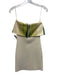 Alexis Size XS Beige & Green Viscose & Nylon Fold Over Sleeveless Dress Beige & Green / XS