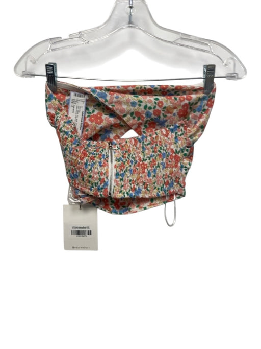 Hello Molly Size 2 White, Pink, Multi Polyester Elastic Waist Floral Skirt Set White, Pink, Multi / 2