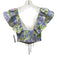 Hill House Size XS/S White, Blue, Green Polyester Crop Top Floral Skirt Set White, Blue, Green / XS/S