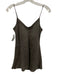Beautiful People Size P Gray Silk Shimmer Tank Sleeveless Top Gray / P