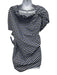 Tish Cox Size XS Blue, Black, White Cotton Gingham Twist Draped Top Blue, Black, White / XS