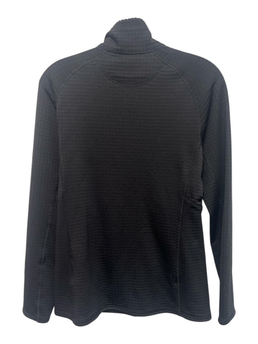 Patagonia Size S Black Polyester Blend Mock Neck Zip Pockets Full Zip Jacket Black / S