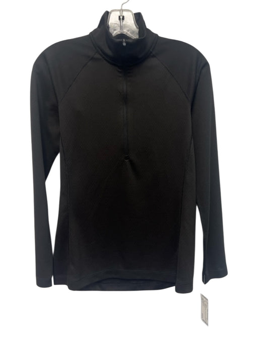 Patagonia Size S Black Polyester Quarter Zip Mock Neck Jacket Black / S