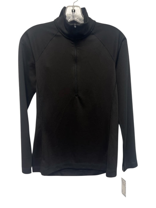 Patagonia Size S Black Polyester Quarter Zip Mock Neck Jacket Black / S