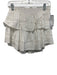 Loveshackfancy Size XS White Cotton Lace Trim Tiered Raw Edge Mini Skirt White / XS