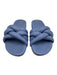 Seychelles Shoe Size 7 Periwinkle Blue PU Leather Braided Slide Sandals Periwinkle Blue / 7