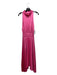 A.L.C. Size 4 Pink Polyester Sleeveless Maxi Back Keyhole Micropleats Dress Pink / 4