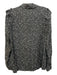 Frame Size M Black & White Silk star Button Up Long Sleeve Top Black & White / M