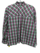 Isabel Marant Etoile Size 36 Pink, Green & White Cotton Plaid Long Sleeve Top Pink, Green & White / 36