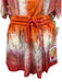Zimmermann Size 1 Pink, Orange & White Silk Elastic & Drawstring Waist Short Set Pink, Orange & White / 1