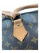 Louis Vuitton Brown & Tan Coated Canvas & Leather Top Handles Monogram Bag Brown & Tan / Medium