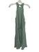 Krisa Size S Mint Green Polyester Sleeveless Halter Neck Ruffle Mini Dress Mint Green / S