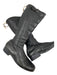 Miu Miu Shoe Size 38 Black Leather Polished Knee Length Round Toe Boots Black / 38