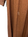 American Vintage Size L Brown & Black Polyester Long Sheer Sleeves Buttons Dress Brown & Black / L
