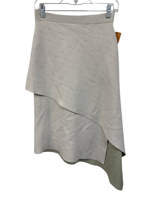 Proenza Schouler Size NWT Wind Flowers Viscose Blend Elastic Waist Tiered Skirt Wind Flowers / NWT