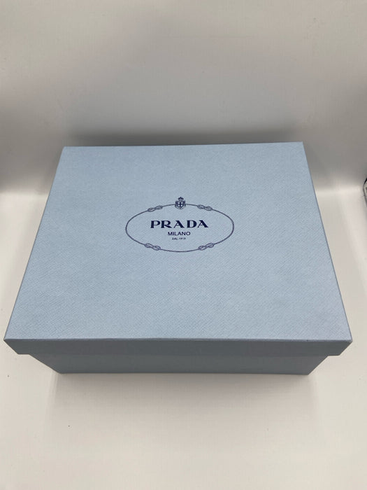 Prada Shoe Size 40 Brown & Beige Leather Espadrille Criss Cross Sandals