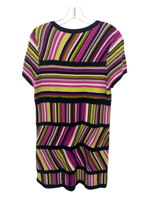 Missoni for Target Size L Black, Pink, Green Cotton Blend Short Sleeve Dress Black, Pink, Green / L