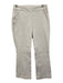 Spanx Size S White Cotton & Rayon Elastic Waist Straight Leg High Rise Pants White / S