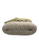 Eric Javits White, Cream, Green Raffia Magnetic  Flap Stripe Strap Bag White, Cream, Green / S