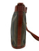 Fendi Beige, Black, Brown Leather & Canvas Stripe Zip Top shoulder strap Bag Beige, Black, Brown / S