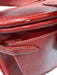 Gucci Red Leather Magnetic  Flap Gold Hardware Buckle Detail shoulder strap Bag Red / S