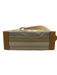 Cole Haan Beige, Green, Brown Straw Leather straps Stripe Tote Bag Beige, Green, Brown / M/L