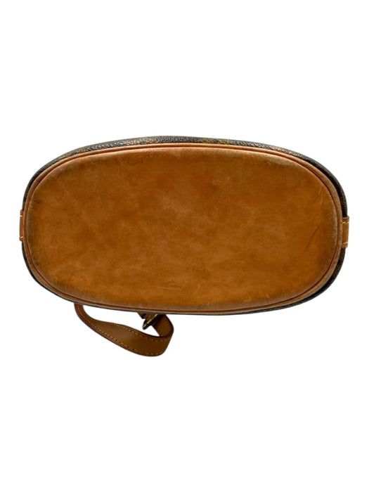 Louis Vuitton Brown & light brown Canvas & Leather Zip Top LV Monogram Bag Brown & light brown / S