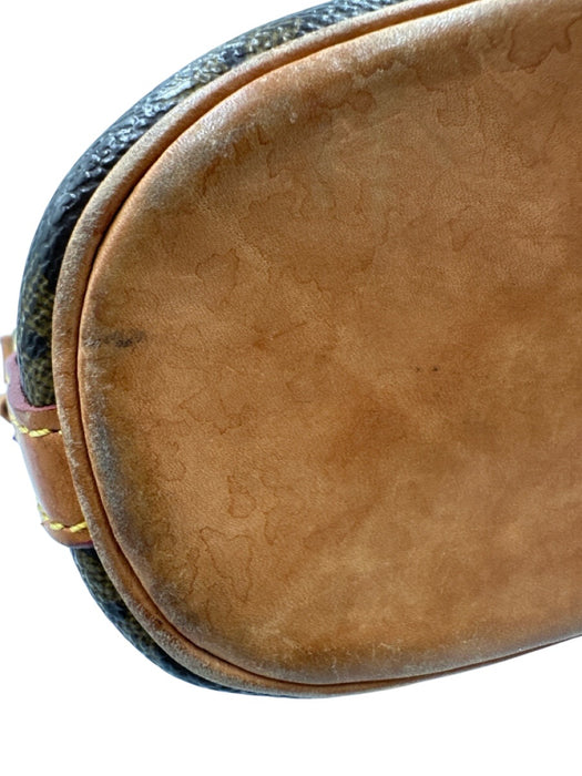 Louis Vuitton Brown & light brown Canvas & Leather Zip Top LV Monogram Bag Brown & light brown / S