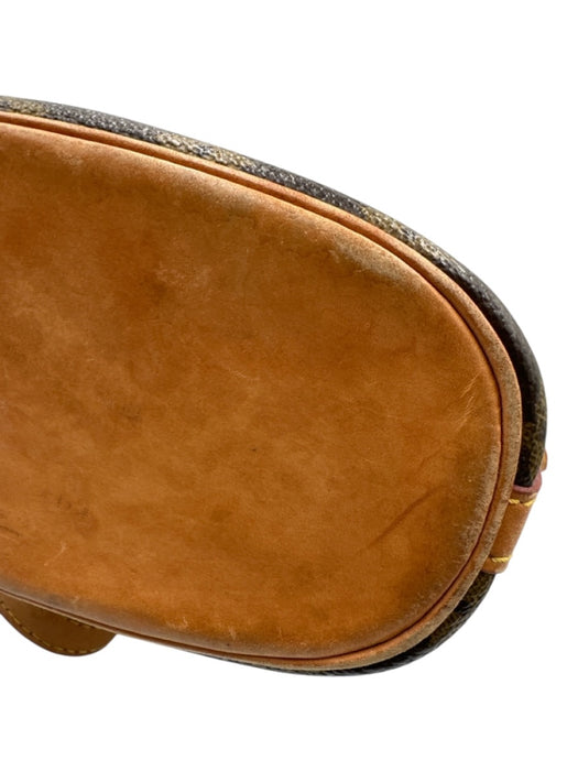 Louis Vuitton Brown & light brown Canvas & Leather Zip Top LV Monogram Bag Brown & light brown / S