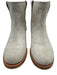 Laurence Dacade Shoe Size 40.5 Gray Beige Leather Stacked Heel Round Toe Booties Gray Beige / 40.5