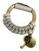 See By Chloe Beige Pebble Leather Magnetic Clasp Gold Hardware Hobo Bag Beige / M
