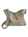 See By Chloe Beige Pebble Leather Magnetic Clasp Gold Hardware Hobo Bag Beige / M
