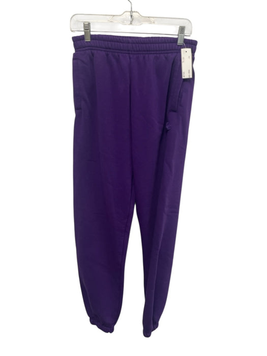 Lacoste Size 40/36 Purple Cotton & Polyester Zip Up Hoodie Sweatpants Pant Set Purple / 40/36