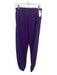 Lacoste Size 40/36 Purple Cotton & Polyester Zip Up Hoodie Sweatpants Pant Set Purple / 40/36