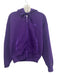Lacoste Size 40/36 Purple Cotton & Polyester Zip Up Hoodie Sweatpants Pant Set Purple / 40/36