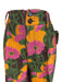 La Double J Size XS Pink, Orange, Brown Polyester & Silk Zip Fly High Rise Pants Pink, Orange, Brown / XS