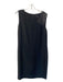 Ralph Lauren Size 12 Black Viscose Blend Asymmetric Hem Sleeveless Dress Black / 12