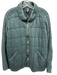 Free People Size Medium Dark Green Cotton Quilted Zip Up Mock Collar Jacket Dark Green / Medium