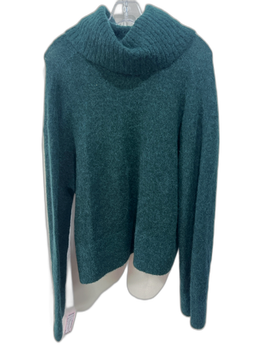& Other Stories Size S Dark Green Alpaca & Wool Blend Turtle Neck Sweater Dark Green / S