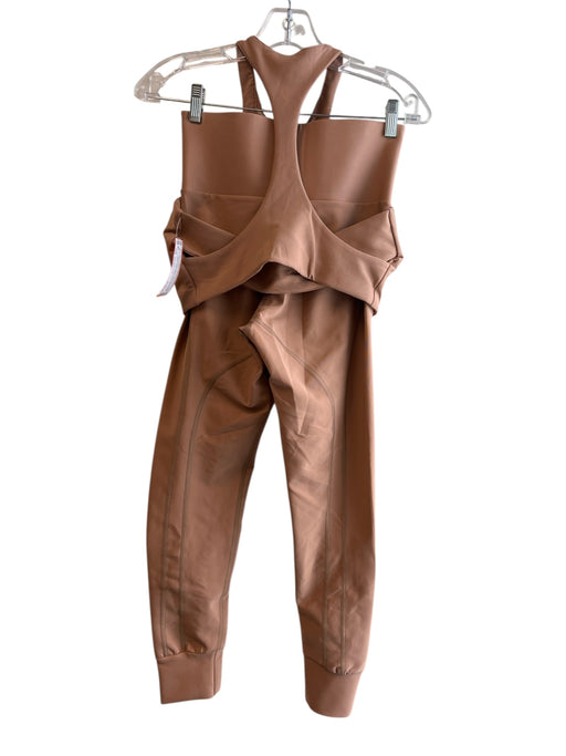 Jonathan Simkhai Size Small Light Brown Nylon Blend corset detail Pants Set Light Brown / Small