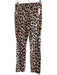 Mother Size 26 Cream, brown & pink Cotton Blend 5 Pocket Zip Pocket Skinny Jeans Cream, brown & pink / 26