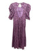 Isabel Etoile Marant Size 36 Purple, Pink & Mutli Cotton Blend Floral Dress Purple, Pink & Mutli / 36