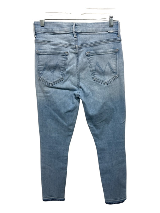 Mother Size 28 Light Wash Cotton Zip Fly High Waist Crop Jeans Light Wash / 28