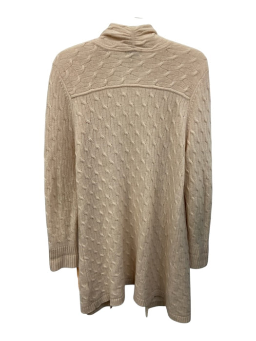 Cortland Park Size XL Tan Cashmere Open Front Long Sleeve Cardigan Tan / XL