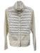 Bogner Size 6/S Cream Poly Blend Snap Button Puffed Long Sleeve Jacket Cream / 6/S